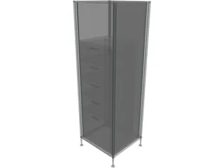 Closet 3D Model preview
