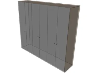 Wardrobe 3D Model preview