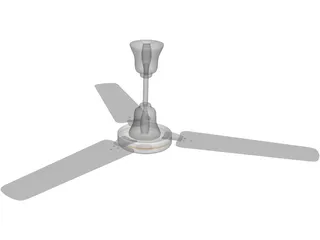 Fan Ceiling 3D Model preview
