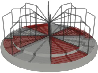 Carousel 3D Model preview