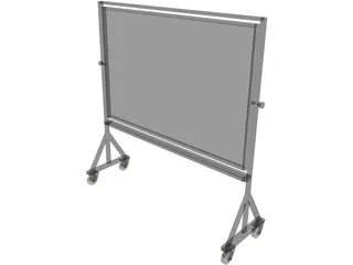 Chalkboard 3D Model preview