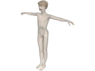Boy 3D Model preview