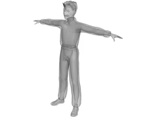 Boy 3D Model preview