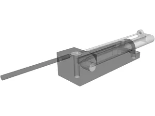 Finger Motion Pistion 3D Model preview