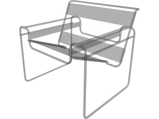 Vassily Chair 3D Model preview