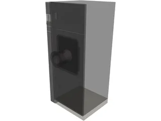 Decontamination Cabinet 3D Model preview