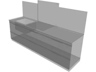 Kitchen 3D Model preview