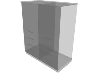 Closet 3D Model preview