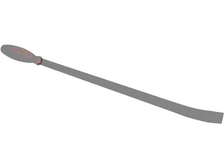 Pry Bar 18 inch 3D Model preview