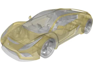 Saleen S5S Raptor 3D Model preview