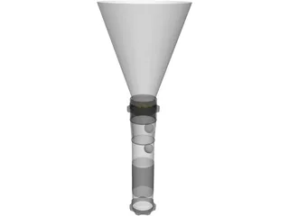 Tactical Flash Light 3D Model preview