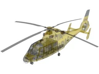 Eurocopter AS-365 Dauphin 3D Model preview