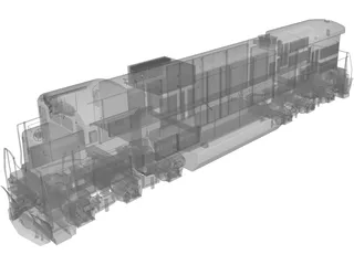 GE C36-7 3D Model preview