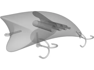Fishing Lure 3D Model preview