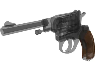 Nagant M1895 3D Model preview