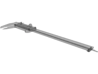 Vernier Caliper 3D Model preview