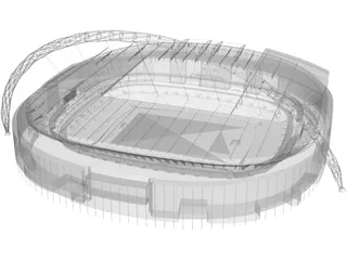 Wembley Stadium 3D Model preview