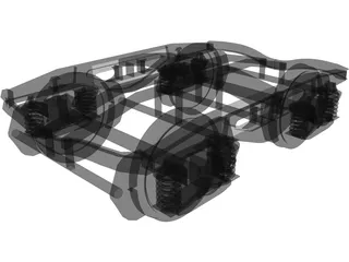 Y-25 Bogie 3D Model preview
