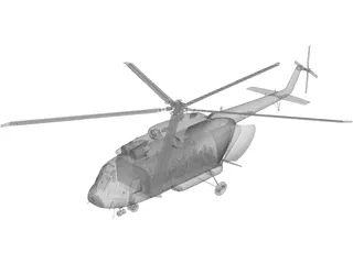 Mi-171A2 3D Model preview