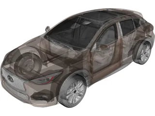 Infiniti Q30S 2.2d AWD (2015) 3D Model preview