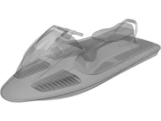 Jet Ski 3D Model preview