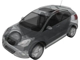 SsangYong Korando (2011) 3D Model preview