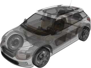 Citroen C4 Cactus (2015) 3D Model preview