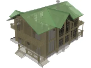Farmhouse 3D Model preview