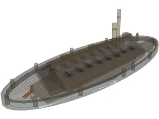 Ironclad 3D Model preview