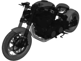 Confederate P120 Fighter Combat 3D Model preview