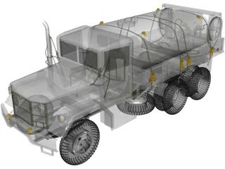 M35A2 3D Model preview