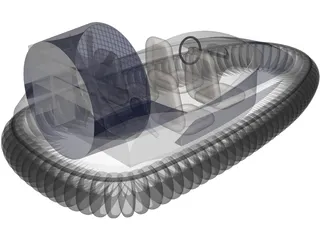 Hovercraft 3D Model preview