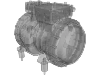 Dorin SE053 Compressor 3D Model preview