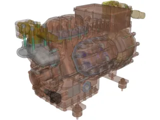 Dorin SE326 Compressor 3D Model preview