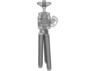 Mini Tripod Camera 3D Model preview
