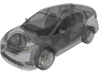 Honda CR-V (2013) 3D Model preview