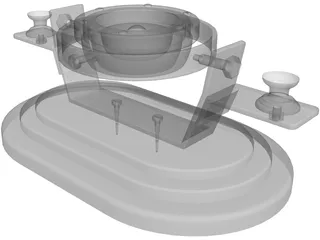 Compass 3D Model preview