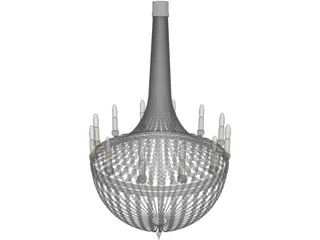 Chandelier 3D Model preview