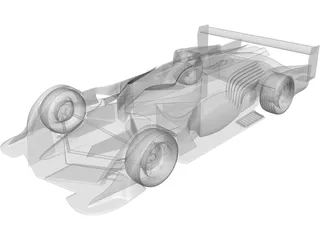 Lamborghini PML-F F1 Concept 3D Model preview