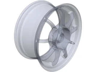 OZ Allegerita 17 j8 Offset 45 3D Model preview