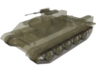 BTR-T 3D Model preview