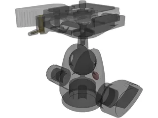 Manfrotto 494 Head 3D Model preview