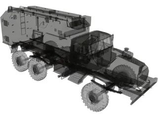 URAL 4320 3D Model preview