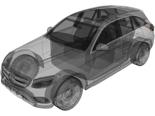 Mercedes-Benz GLC 250d (2016) 3D Model preview