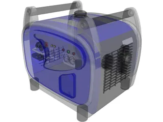 Yamaha EF2400iS Generator 3D Model preview