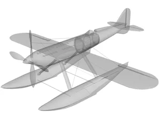Macchi MC72 3D Model preview