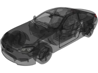BMW M6 Coupe (2014) 3D Model preview