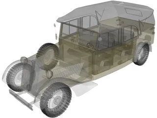 Mercedes-Benz 170 VK Kubelsitzwagen (1938) 3D Model preview