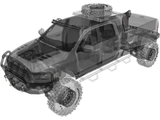 Dodge Ram 3500 3D Model preview