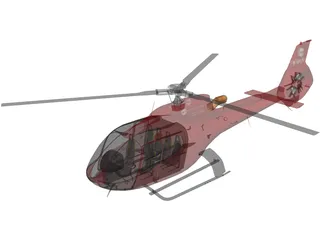 Eurocopter EC-130 3D Model preview